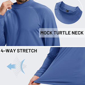 Men's Ultra <b>Thermal</b> Underwear Cold Weather <b>Long</b> <b>sleeved</b> Base Layer <b>Top</b> Breathable Fleece Lined New Winter O Neck Shirts - Product Image 4