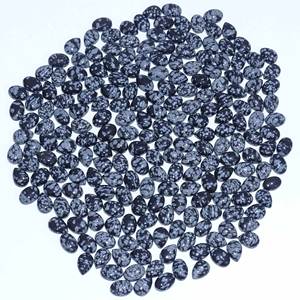 AAA + Calidad Copo de nieve natural Obsidiana Cabujón suelto Piedra preciosa Tamaño libre Piedra preciosa Lote al por mayor para la fabricación de joyas finas - Product Image 1