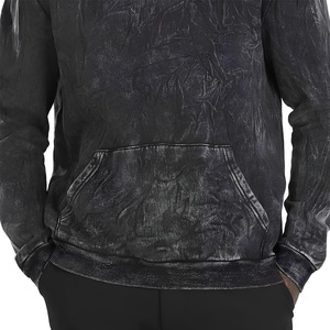 Sudaderas con capucha de lavado ácido de gran tamaño para hombre, ropa de calle con estampado de estilo, ropa lisa en blanco a granel para invierno - Product Image 5