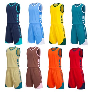 Conjunto de Camisetas de Baloncesto Personalizadas, Cómodas, de Secado Rápido, al por Mayor, en Stock, Diseño de Uniforme de Baloncesto para Hombre - Product Image 4