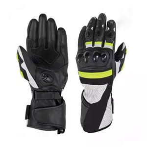 Guantes de Motocross de piel de oveja de primera calidad, venta al por mayor, guantes de motocicleta de carreras de primera calidad, guantes de fibra de carbono para motocicleta - Product Image 1