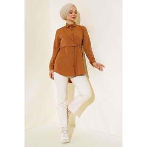 Chemise à rabat avant Tan - Product Image 1