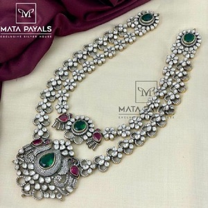Frican-collar de boda de 18K para mujer, conjunto de joyería de boda de lujo, venta al por mayor - Product Image 4