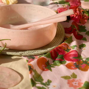 Cuencos de fruta y ensalada de Venus de resina redonda moderna y elegante ecológica con textura de remolino para restaurante de Hotel en casa - Product Image 1