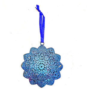 Multicolor Glitter Christmas <b>Hanging</b> <b>Ornament</b>, Festive Tree Decoration for Holiday Home Decor - Product Image 2