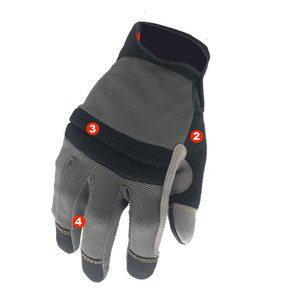 ถุงมือทำงานหนังแท้ถุงมือทำงานช่างแบบใช้หน้าจอสัมผัส - Product Image 3