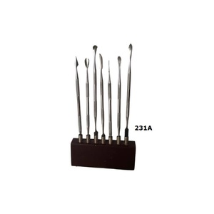 Ensemble de 7 outils de sculpture à la cire de haute qualité dans un support en bois, outils et équipements de bijouterie d'un fournisseur reconnu, à utiliser pour la bijouterie - Product Image 2