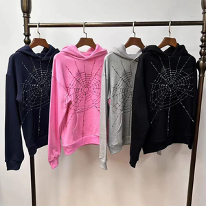 Sweat-shirts et hoodies pour hommes de haute qualité, streetwear, 420G, 100% coton, molleton français, coupe régulière, impression en relief personnalisée - Product Image 1