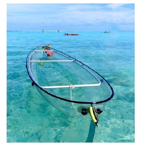 Kayak de Turismo con Fondo Transparente, Cuerpo Transparente Resistente para Pesca, Snorkel y Aventuras Acuáticas Panorámicas - Product Image 3
