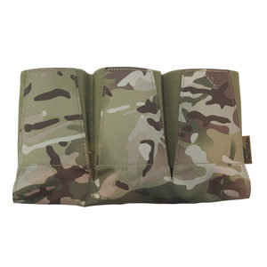 Pochette triple pour chargeurs Vanguard - Fixations MOLLE BTP, pochette utilitaire à rétention élastique, camouflage personnalisé - Product Image 2