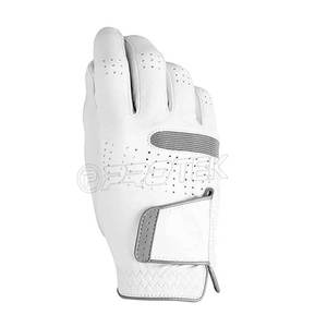Gants de golf toutes saisons de haute qualité en cuir véritable avec logo coloré Gants de sport personnalisés toute l'année - Product Image 1