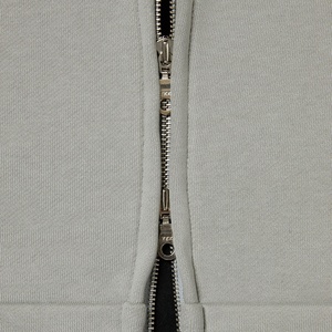 High quality cotton fleece <b>blank</b> mens cropped boxy hoodie zip-up oversized heavy <b>weight</b> customize zip up hoodies - Product Image 5
