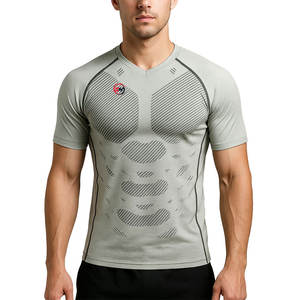 Logotipo personalizado con capucha de compresión Rash Guard para hombres BJJ MMA Gym Training Fit Shirt Invierno Otoño Impreso Técnicas bordadas - Product Image 4