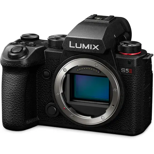 Caméras professionnelles Appareil photo sans miroir LUMIX S5II, cadre complet 24,2 Mpx avec AF hybride à phase