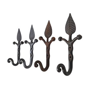 Handmade S shaped scroll powder coated finished iron <b>hooks</b> for wall hanging for decor for hanging clothes - Product Image 6