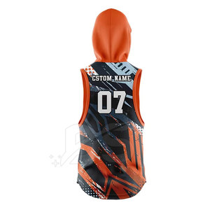 Uniforme de football américain réversible de style actuel, 100% polyester, faible MOQ, créez votre propre tenue d'équipe sportive pour la vente en ligne - Product Image 4