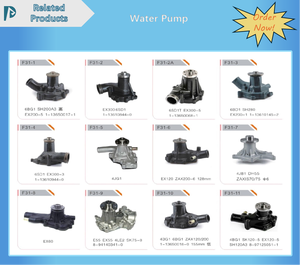 Pièces de machines de construction, pompe à eau du moteur d'excavatrice D6D D6E D7D VOE20726092 pour EC290 EC210 EC240 20726092 - Product Image 4