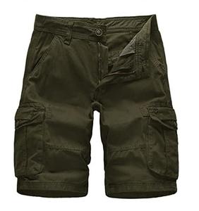 Men's Summer <b>Cargo</b> <b>Shorts</b> <b>Slim</b> <b>Fit</b> Breathable Cotton Fabric <b>Cargo</b> Pants Customized Logo Multi Pockets <b>Shorts</b> - Product Image 1