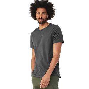 T-shirts en tricot à manches courtes pour hommes, col rond, coupe ajustée, pull extensible, décontracté, uni, basique, tricot - Product Image 2