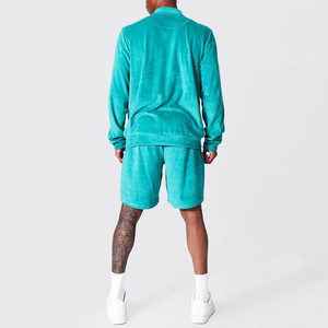 Oem Personnalisé Zip Épais Luxe Sweats à Capuche Thrifting Crewneck Vintage Plain Zipper Sweatshirt Plain Velvet No String - Product Image 3