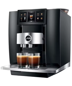 Macchina da caffè Z10 in alluminio bianco, disponibile per la vendita, con filtro e stabilizzatore dell'acqua inclusi. - Product Image 1