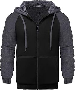 Sudaderas Casuales de Invierno para Hombre, Color Sólido, 100% Algodón, Felpa, Corte Regular, Alta Calidad - Product Image 6