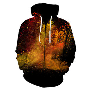 Plus Size <b>Men's</b> Cotton Fleece Hoodies <b>Sweatshirts</b> Factory-Made <b>White</b> Sublimation Hoodies for Winter - Product Image 4
