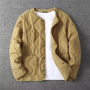 Liner Jacket Men Winter New Khaki Grueso Multi-Bolsillo Tooling Chaqueta acolchada - Product Image 6