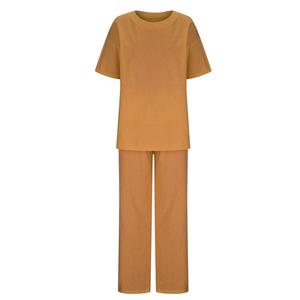 Survêtement en velours d'hiver pour femmes Velours 2 pièces Vêtements de sport en polaire Survêtement personnalisé pour femmes Motif uni tendance - Product Image 6