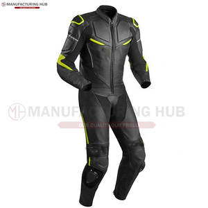 Costumes de moto en cuir véritable fabriqués en usine/vestes et pantalons en cuir pour hommes de course de dernier style pour ensembles de moto - Product Image 3