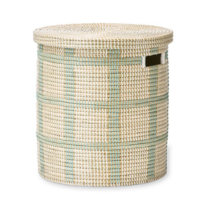 Organiseurs de rangement en herbe de mer, accessoires ménagers, panier en herbe de mer, panier en paille tissé à la main - Product Image 1