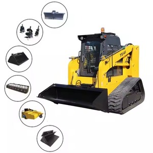 รถตักล้อยางแบบสกิดสเตียร์พร้อมเครื่องยนต์ดีเซล Deutz  ความจุ 1000 กก. 1050 กก. 1200 กก. รถตักหน้าขนาดเล็กและรถตักหลัง - Product Image 4