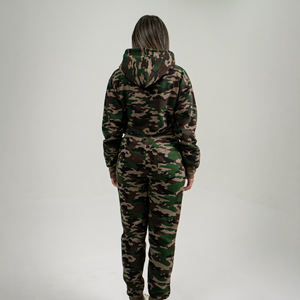 Gran oferta, chándal informal de último estilo para mujer, nuevo 100% algodón recortado para invierno, patrón sólido - Product Image 6