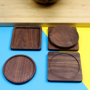 Posavasos de Madera al por Mayor para Bebidas, Grabado Láser, Colores Variados, para Regalo de Oficina - Product Image 5