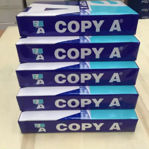 Papier de copie Double A4 de qualité supérieure 100% pâte de bois vierge blanc 500/rame pour imprimantes copieurs Machines de bureau offrant un imprimé net - Product Image 2