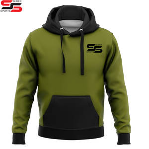 Pull-over lourd avec logo personnalisé Sweats à capuche de luxe en coton et polyester de haute qualité pour hommes - Product Image 5