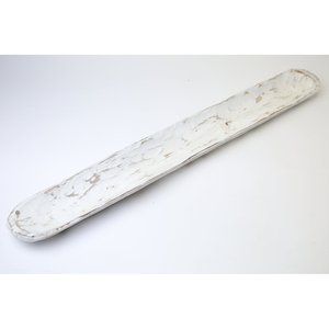 Bol à pâte en bois brun rustique Design rectangulaire idéal pour l'affichage de comptoir et la décoration élégante de la maison - Product Image 4