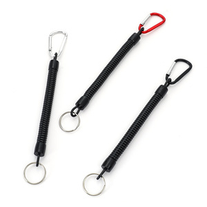 Señuelo elástico telescópico de 1-1,2 m, cuerda de seguridad, protección antipérdida, actividades al aire libre, pesca, equipo de Camping, anzuelos de pesca de alambre de acero - Product Image 6