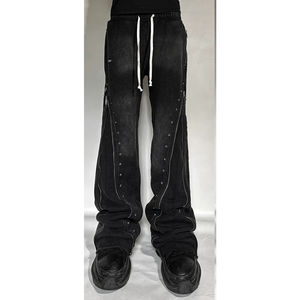 Pantalon de survêtement décontracté en toile confortable pour homme avec boutons, respirant, séchage rapide, écologique, prix direct usine - Product Image 5