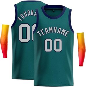 Ensemble de maillots de basket-ball personnalisés pour hommes 2024, ensemble de survêtement imprimé unisexe confortable, respirant, deux pièces, pour l'entraînement et le jogging - Product Image 2