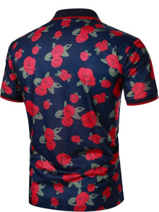 Chemise Viga Sports personnalisée en coton et fibre de bambou, taille XL pour homme, respirante, jersey uni, motif imprimé, col rabattu - Product Image 3
