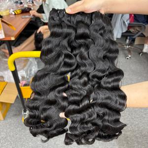 Onda profunda en cabello de trama, 100% cabello humano, cabello crudo vietnamita, un donante - Product Image 3