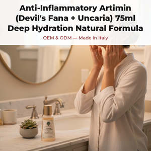Artimin Ortopédico Antiinflamatorio 75ml OEM Marca Privada Italia RedMoringa Fórmula Natural Devil's Fana + Uncaria Hidratación Profunda - Product Image 2