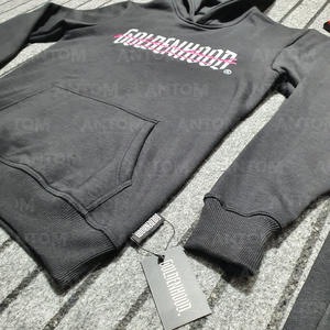 ชุดวอร์มผู้ชายสีเขียวแบบหนา 2 ชิ้น เสื้อฮู้ดมีซิป กางเกงจ็อกเกอร์ ชุดลำลองสไตล์สตรีทแวร์ - Product Image 3