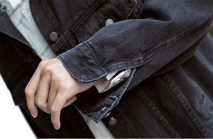 Chaqueta vaquera para hombre de invierno vintage de nuevo diseño hecha de tela de algodón 100% de alta calidad que ofrece comodidad informal atractivo servicio OEM - Product Image 5