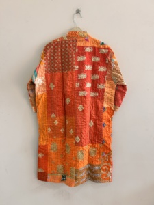Robe kimono vintage Banjara Kantha matelassée, veste longue, manteau - Product Image 6