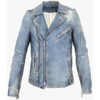 Chaqueta de mezclilla de punto para hombre, estilo hip hop, informal, de invierno, ajustada, transpirable, de alta calidad, nueva, personalizada, lavado medio