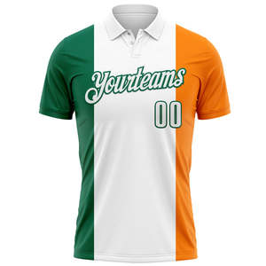 Diseño personalizado sublimado sólido para camisa Slim Fit secado rápido transpirable manga corta Camisa de tela de punto de alta calidad - Product Image 4