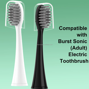 Balanced Electric <b>Toothbrush</b> <b>Head</b> with Even Pressure Nylon Medium Bristle for Household & Outdoor Use-Smooth Replacement <b>Heads</b> - Product Image 2