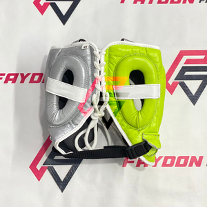 Protector de Cabeza para Entrenamiento de Boxeo Profesional, Color Blanco y Gris, con Logotipo Personalizado, Protección Facial Abierta, para Kickboxing, Precio Razonable - Product Image 5